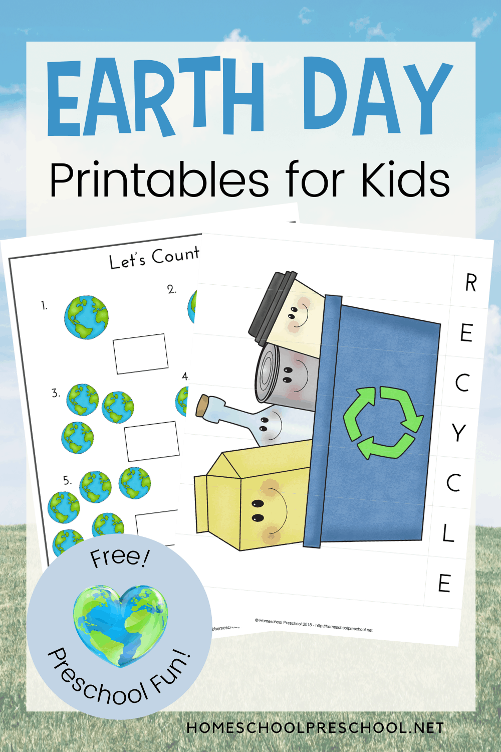 Earth Day Printable Books For Preschoolers Earth Day Printable Books For Preschoolers