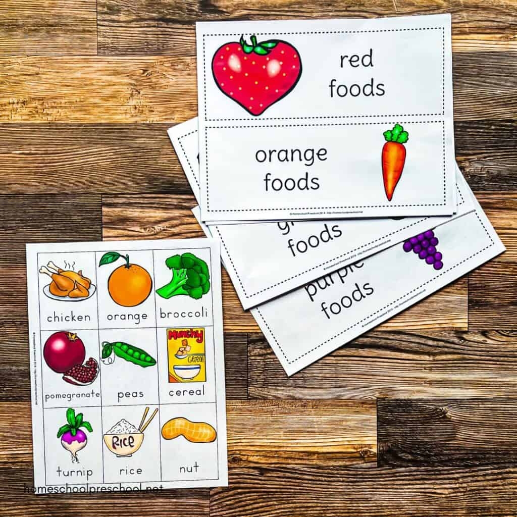 Food Printables Preschool Food Printables Preschool