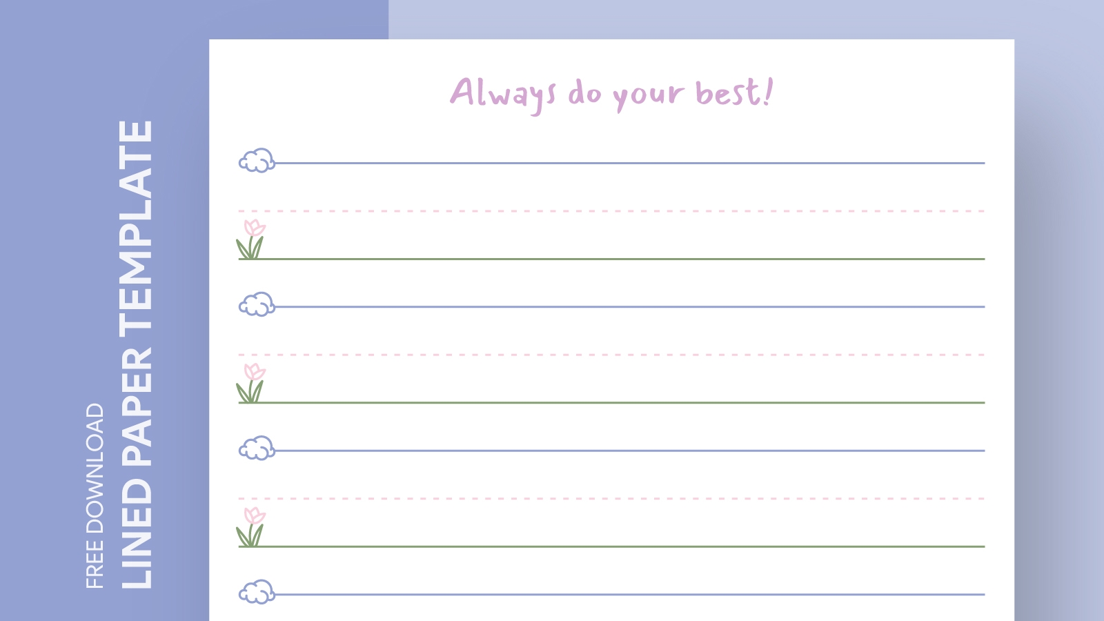 Printable Writing Paper For Preschool Printable Writing Paper For Preschool