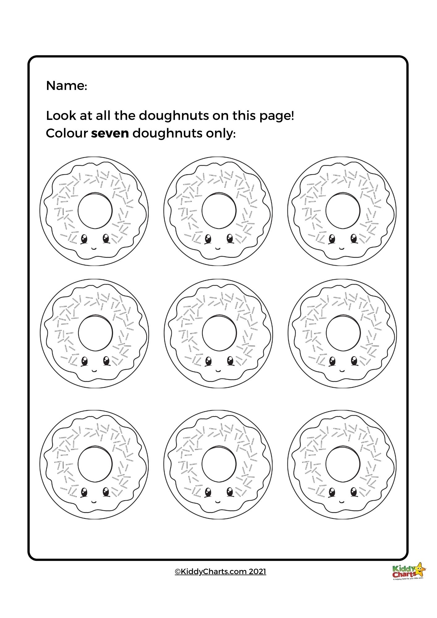 Preschool Math Worksheets Fun With Food KiddyCharts Shop