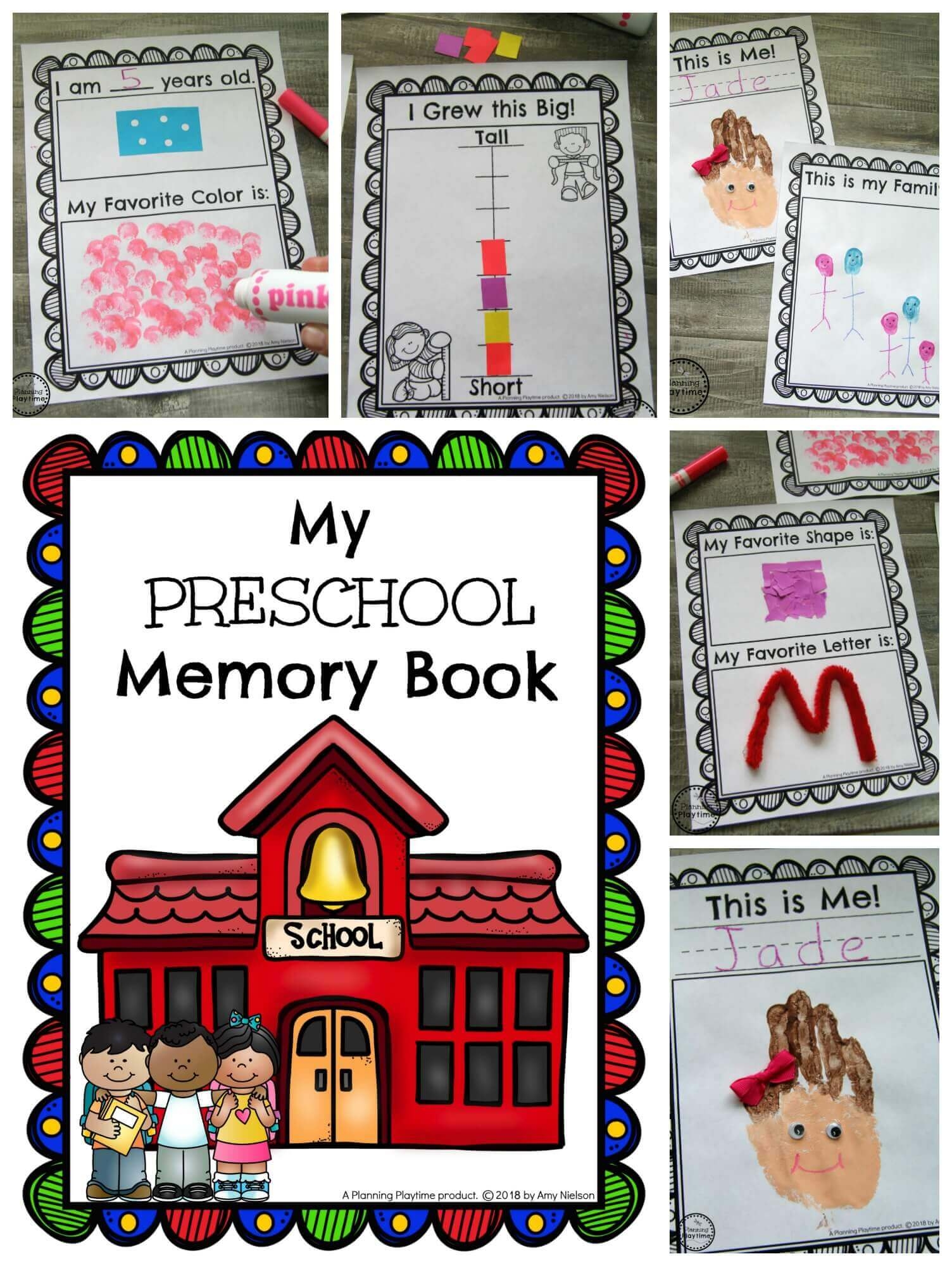 Preschool Memory Book Planning Playtime Preschool Memory Book Planning Playtime