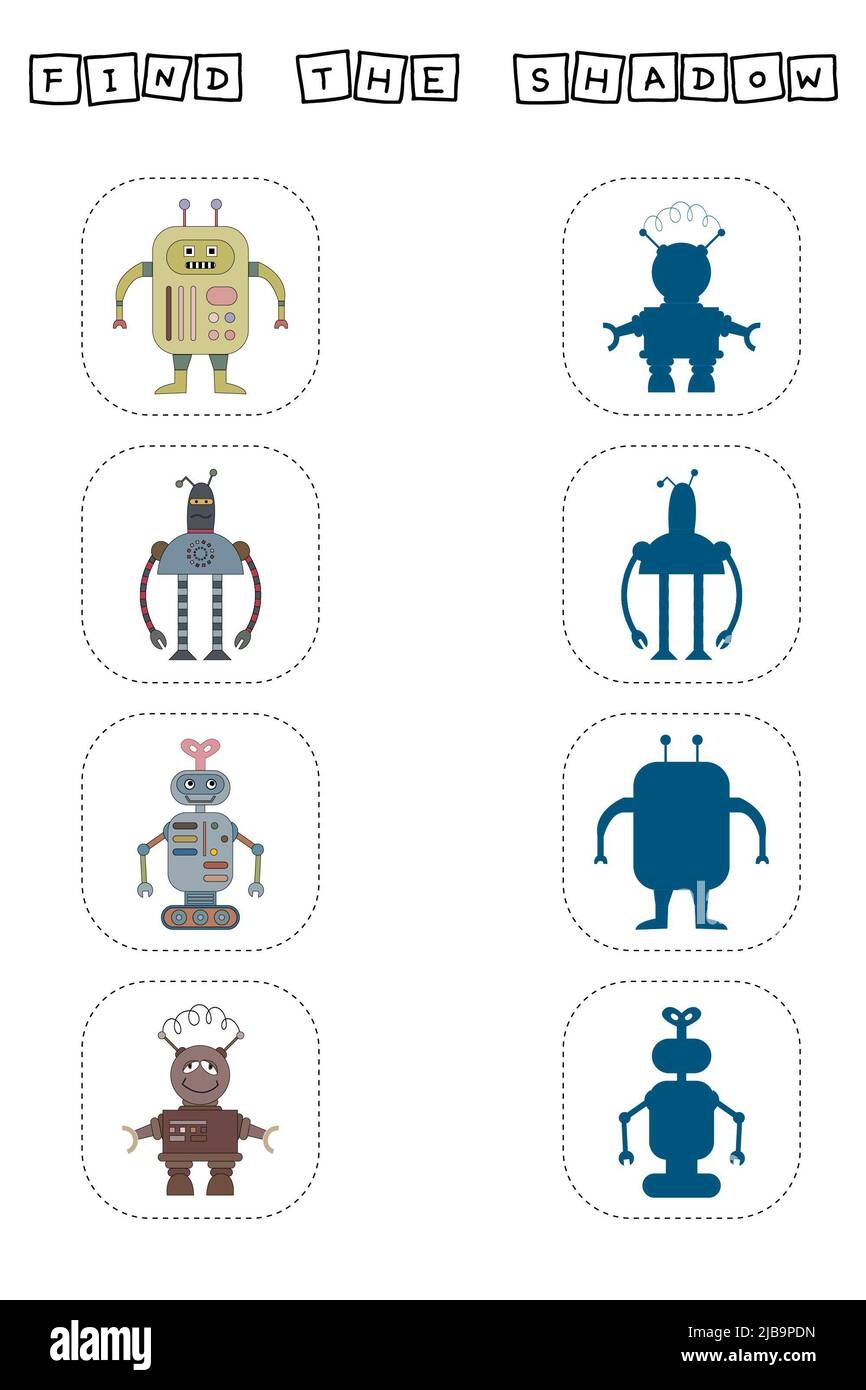 Preschool Shadow Activity Robots Hi res Stock Photography And Images Alamy Preschool Shadow Activity Robots Hi res Stock Photography And Images Alamy