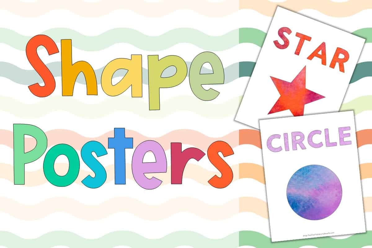 Preschool Shapes Poster Printable Watercolor Classroom Decor You ll Love Beth Ann Averill Preschool Shapes Poster Printable Watercolor Classroom Decor You ll Love Beth Ann Averill