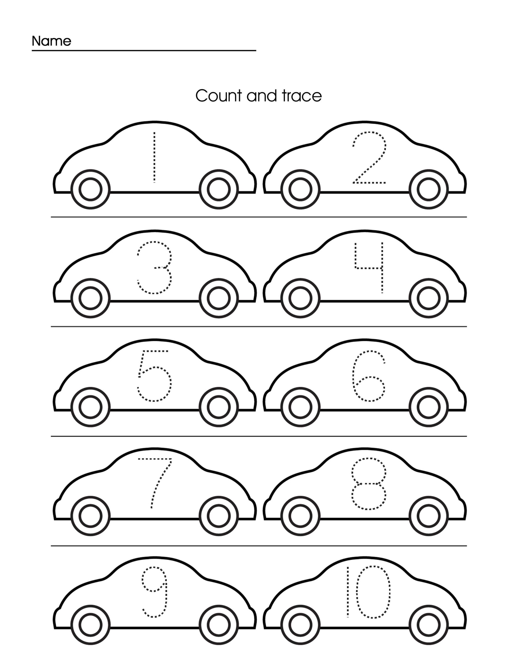 Preschool Tracing Worksheets U0026 Coloring Pages