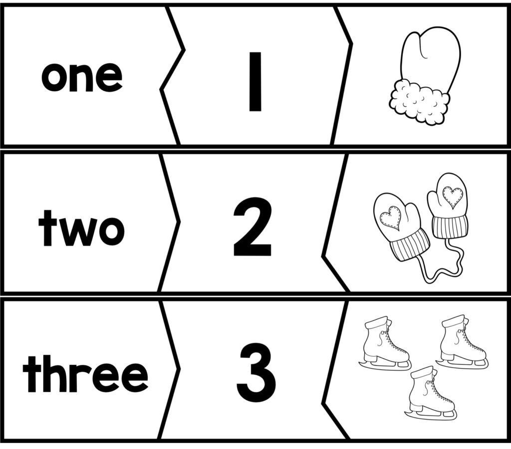 Preschool Winter Math Packet Teaching Mama