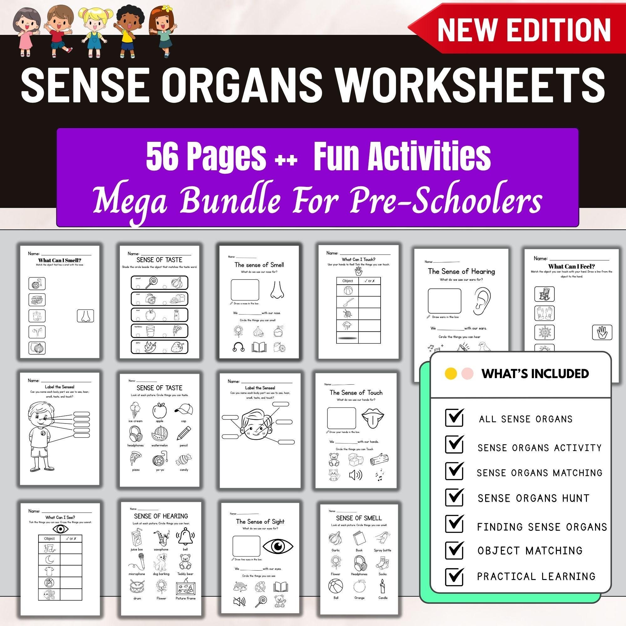 Preschool Worksheets Etsy