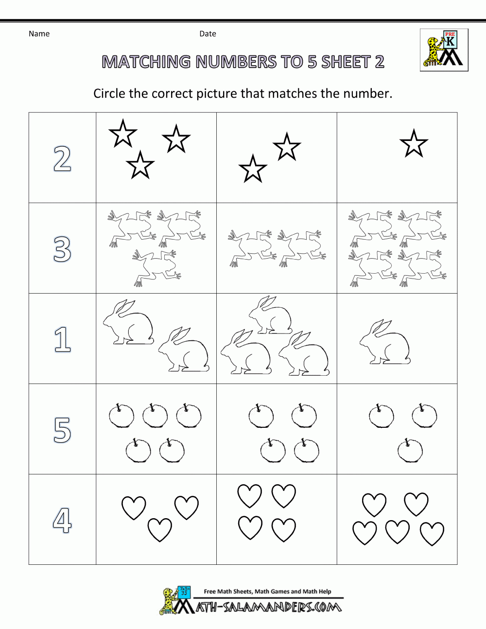 Free Printable Preschool Worksheets Age 4