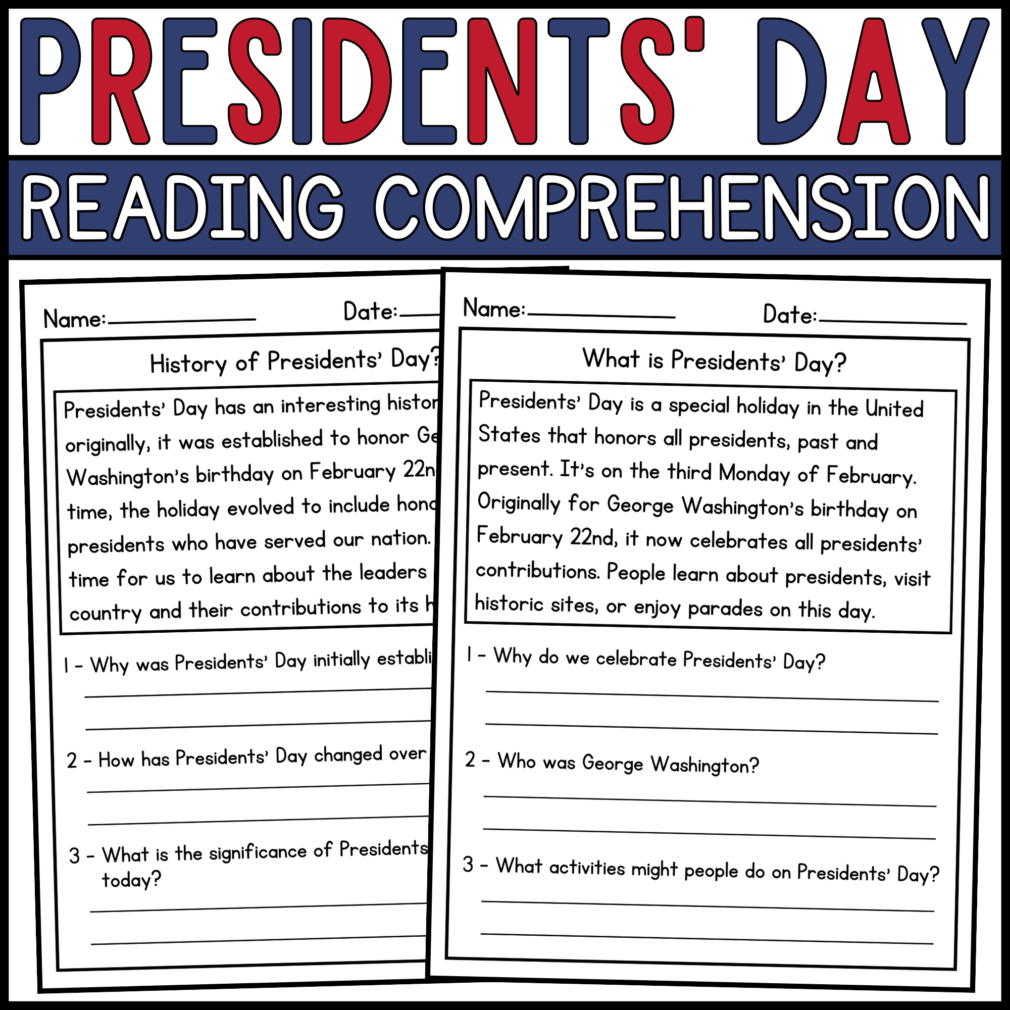 Free Third Grade President Worksheets Free Third Grade President Worksheets