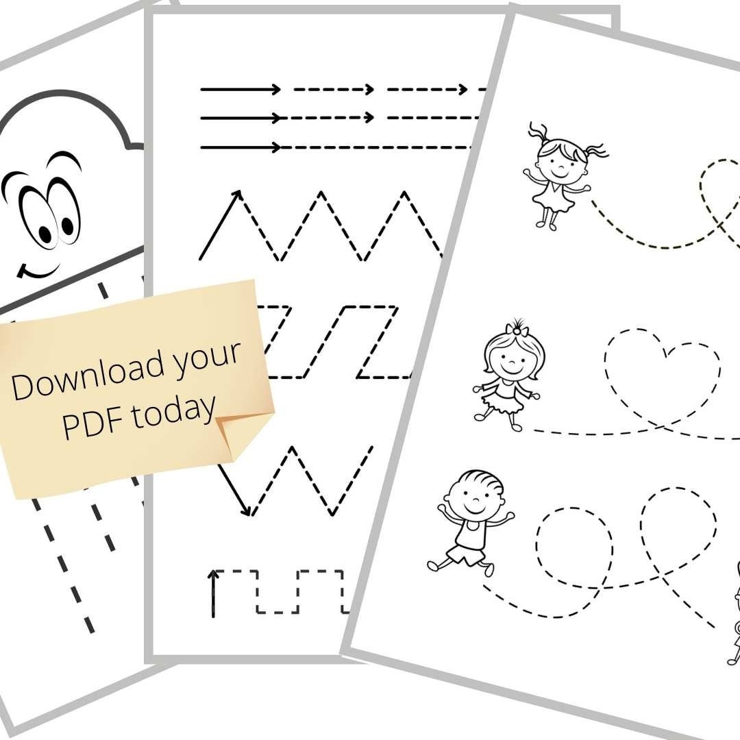 Printable Preschool Prewriting Worksheets Printable Preschool Prewriting Worksheets