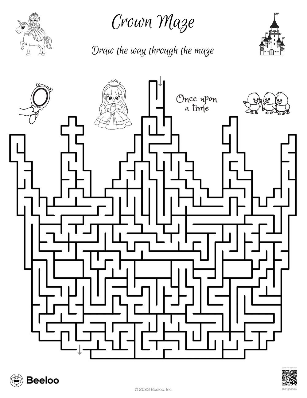 High School Maze Worksheets