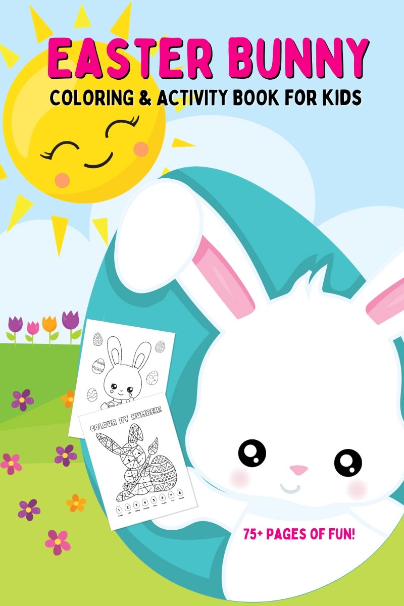 Print at Home 75 Page Easter Bunny Coloring U0026 Activity Book Print at Home 75 Page Easter Bunny Coloring U0026 Activity Book
