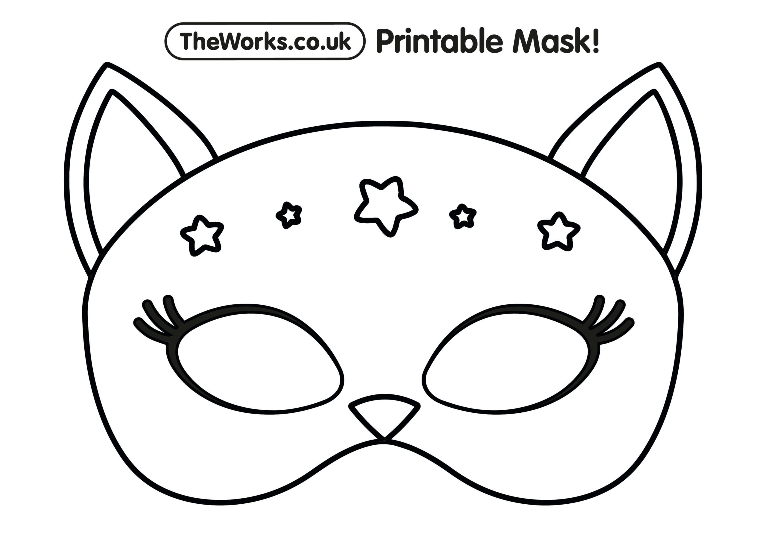 Print At Home Animal Masks The Works Print At Home Animal Masks The Works
