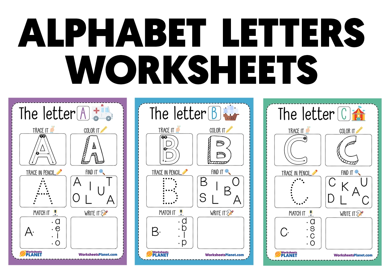 Free Printable Letter Worksheets
