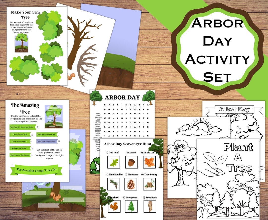 Printable Arbor Day Activity Pages Coloring Build A Tree Learn About What Trees Do Word Search Arbor Day Celebration Etsy Printable Arbor Day Activity Pages Coloring Build A Tree Learn About What Trees Do Word Search Arbor Day Celebration Etsy