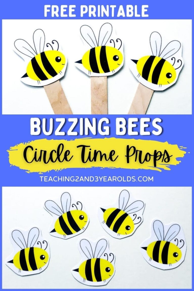 Printable Bee Circle Time Props