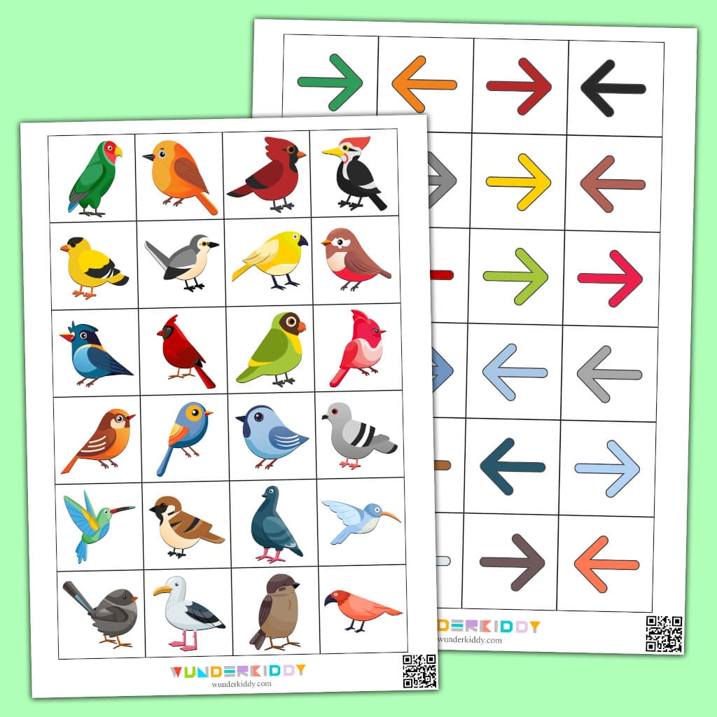 Printable Birds Left Or Right Spatial Thinking Worksheet For Kids