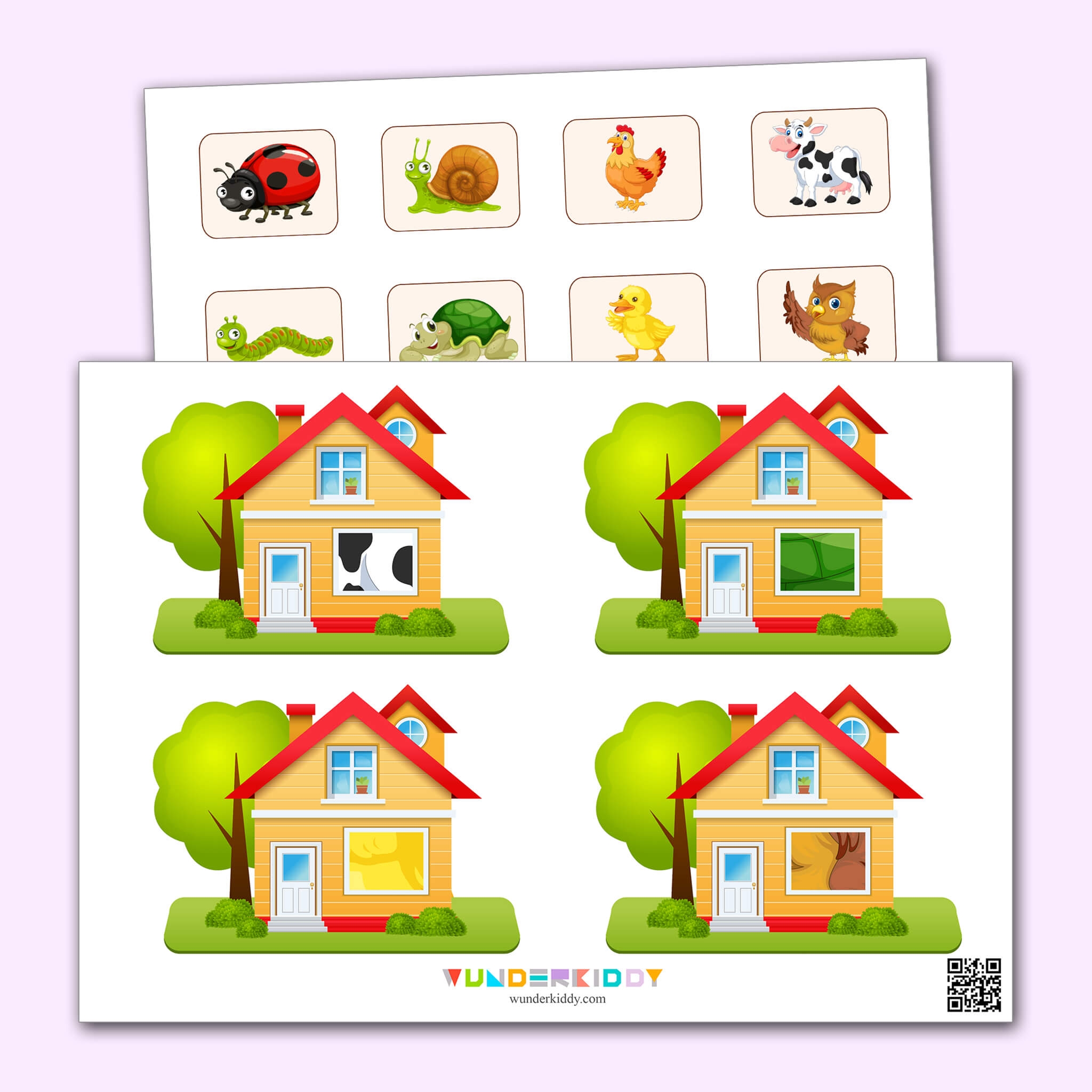 Houses Preschool Printable
