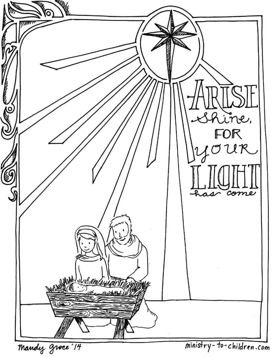 Christian Preschool Printables Christmas