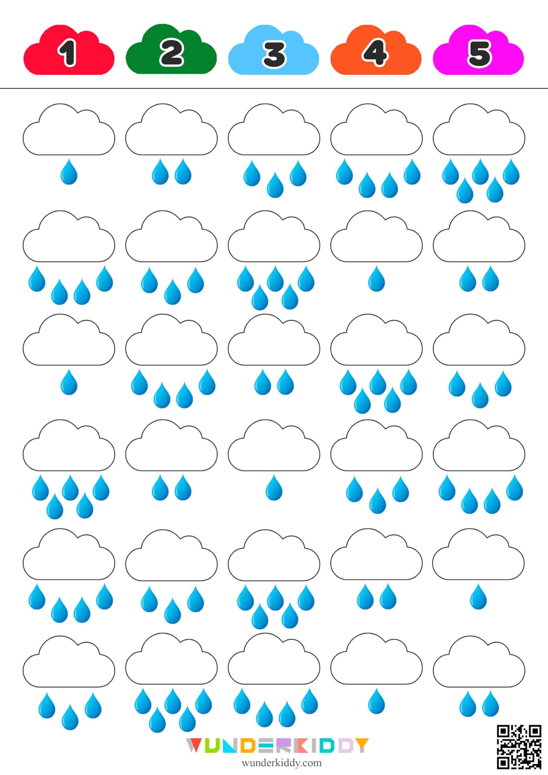 Preschool Cloud Printables
