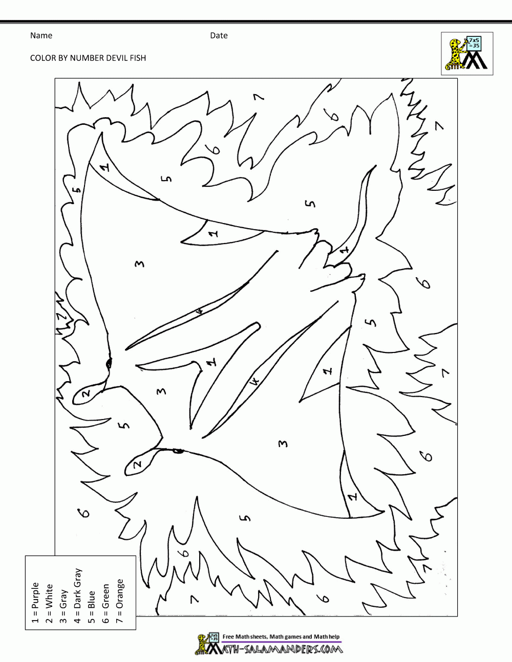 Printable Coloring Worksheets