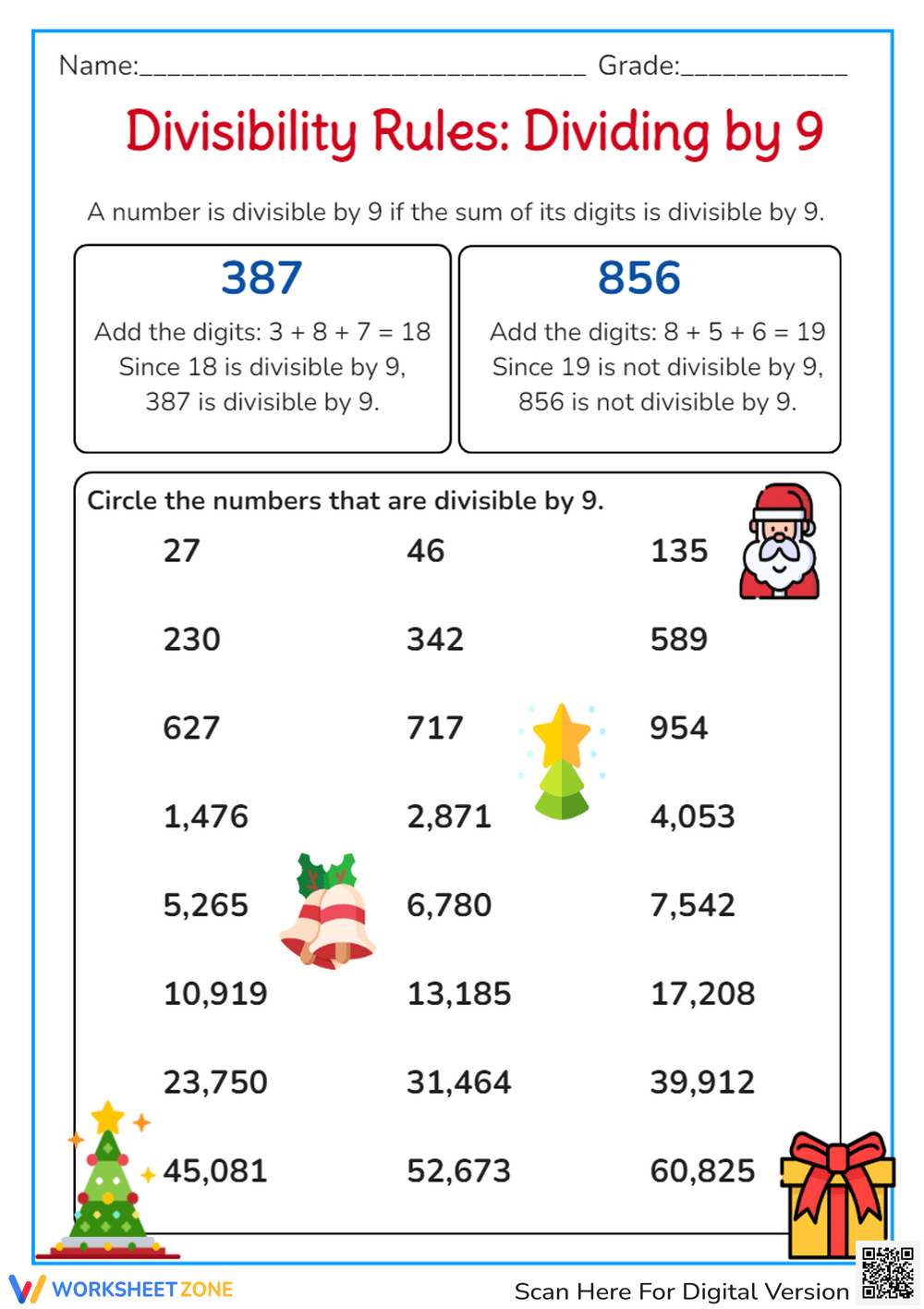 Divisibility Rules Worksheets Printable Divisibility Rules Worksheets Printable