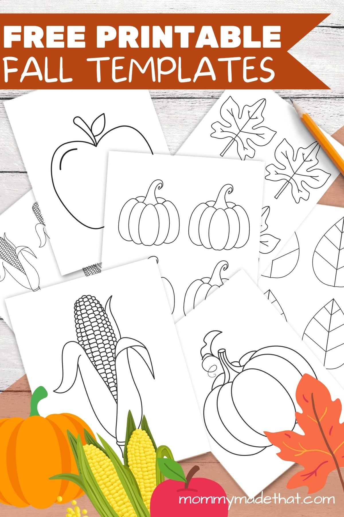 Printable Fall Craft Templates Printable Party Favors Printable Fall Craft Templates Printable Party Favors