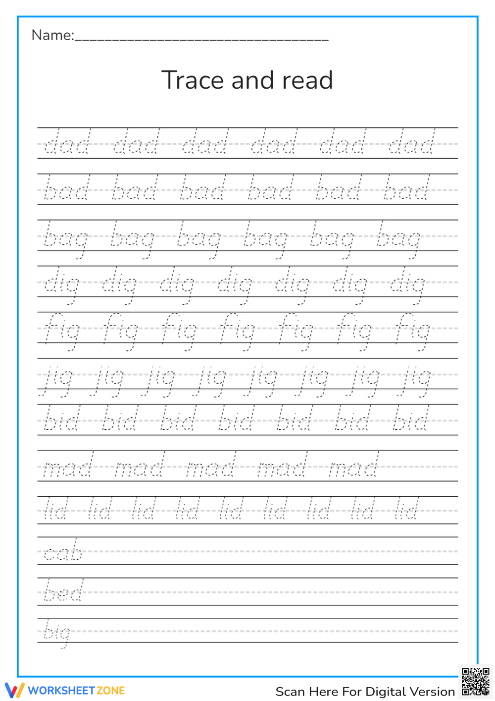 Printable Grade 1 Handwriting Worksheets Printable Grade 1 Handwriting Worksheets