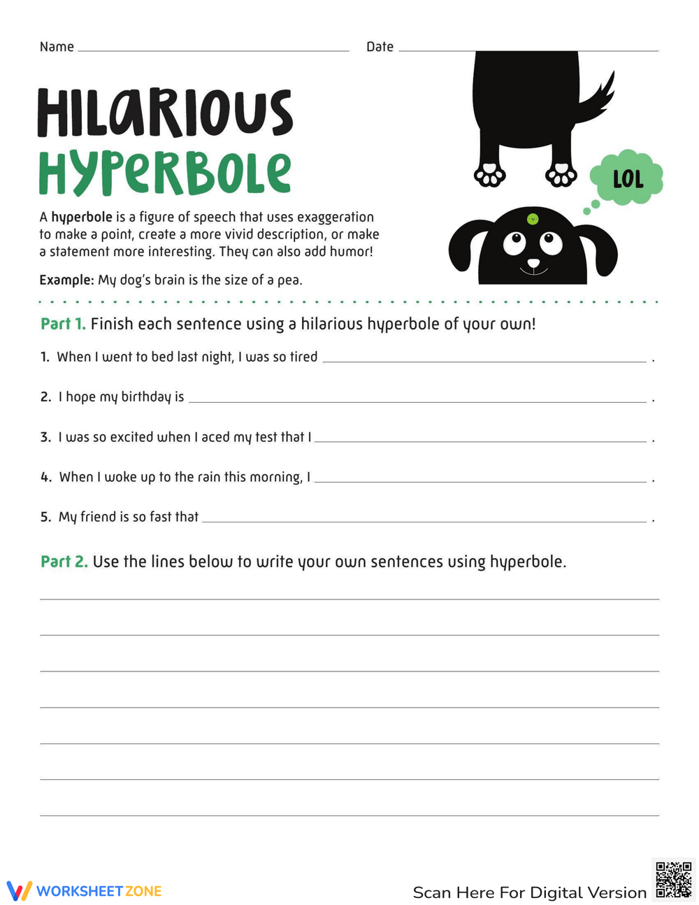 Printable Grade 4 Hyperbole Worksheets Download Printable Grade 4 Hyperbole Worksheets Download
