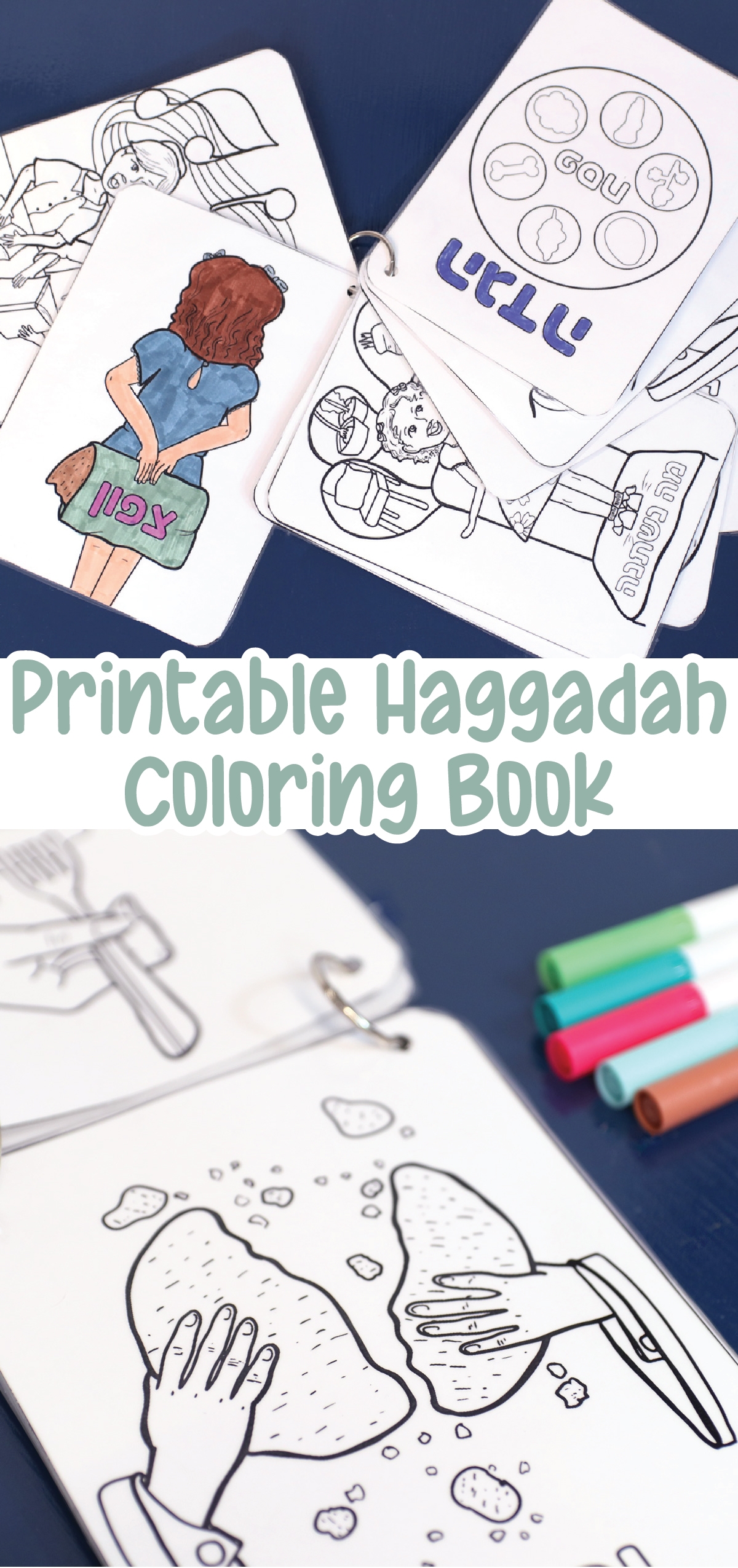Printable Haggadah Coloring Book Jewish Moms U0026 Crafters Printable Haggadah Coloring Book Jewish Moms U0026 Crafters