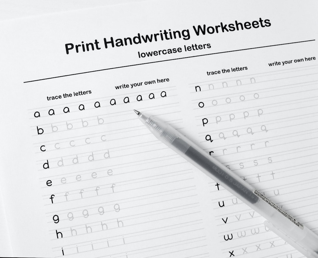 Handwriting Worksheets Printable Australia
