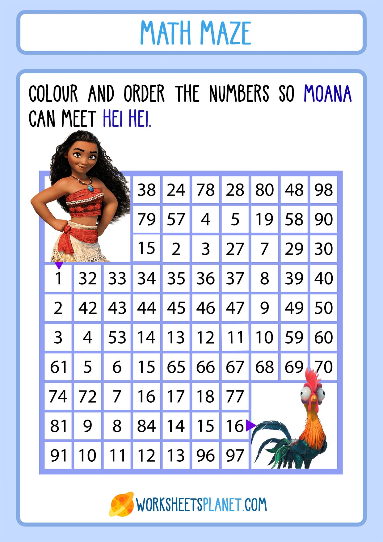 Printable Math Maze Games For Kids Worksheets Planet Printable Math Maze Games For Kids Worksheets Planet