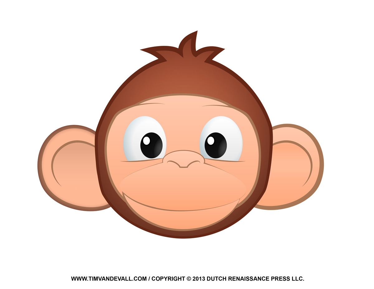Monkey Printable For Preschool Monkey Printable For Preschool