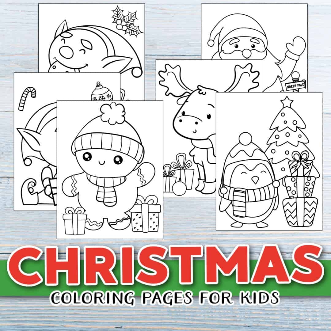 Christmas Coloring Pages Preschool Printable