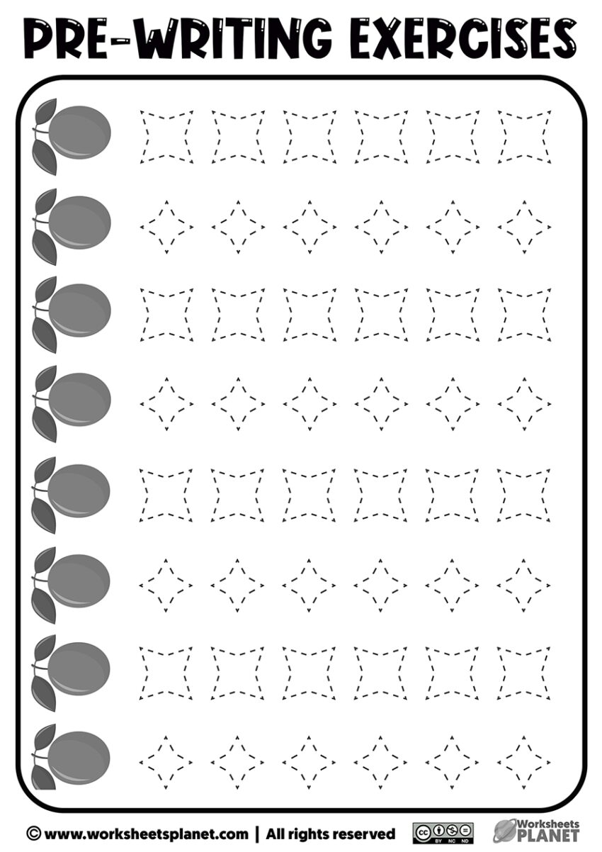 Printable Prewriting Activities For Preschoolers
