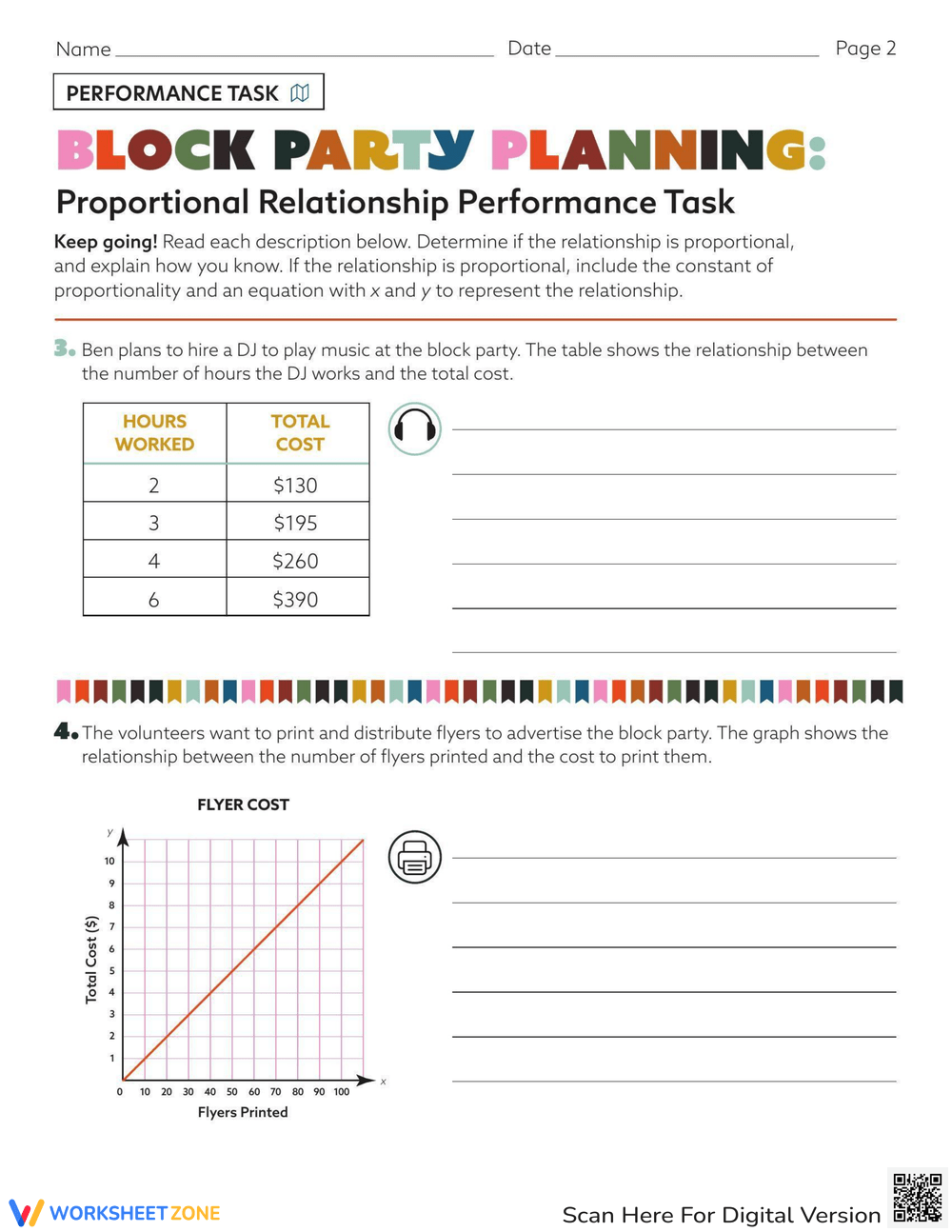Printable Ratios And Proportions Worksheets