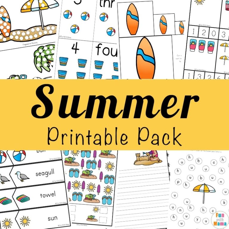 Printable Summer Kids Activities Fun With Mama