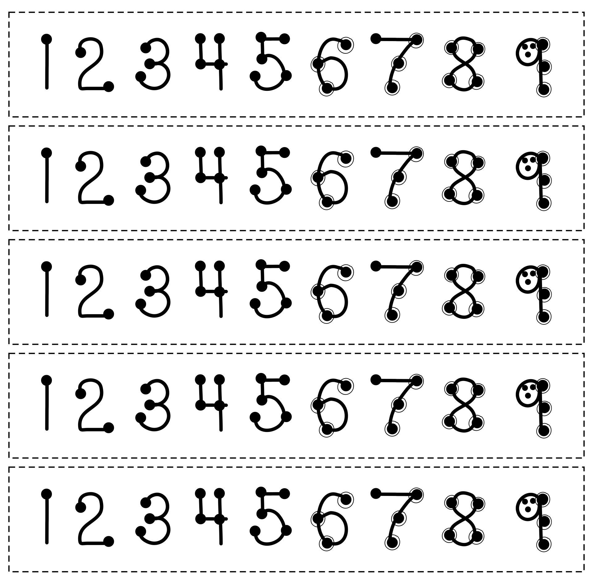 Printable Touchpoint 1 9 Math Worksheets Touch Math Math Printable Touchpoint 1 9 Math Worksheets Touch Math Math