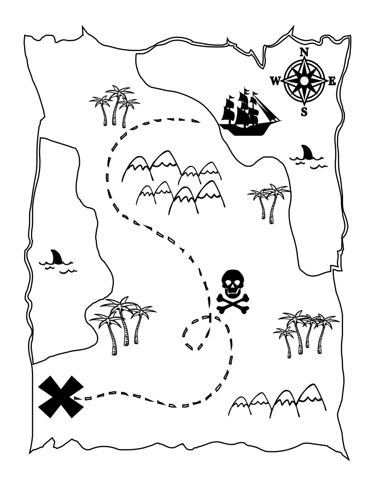 Printable Treasure Map Kids Activity Let s DIY It All With Printable Treasure Map Kids Activity Let s DIY It All With