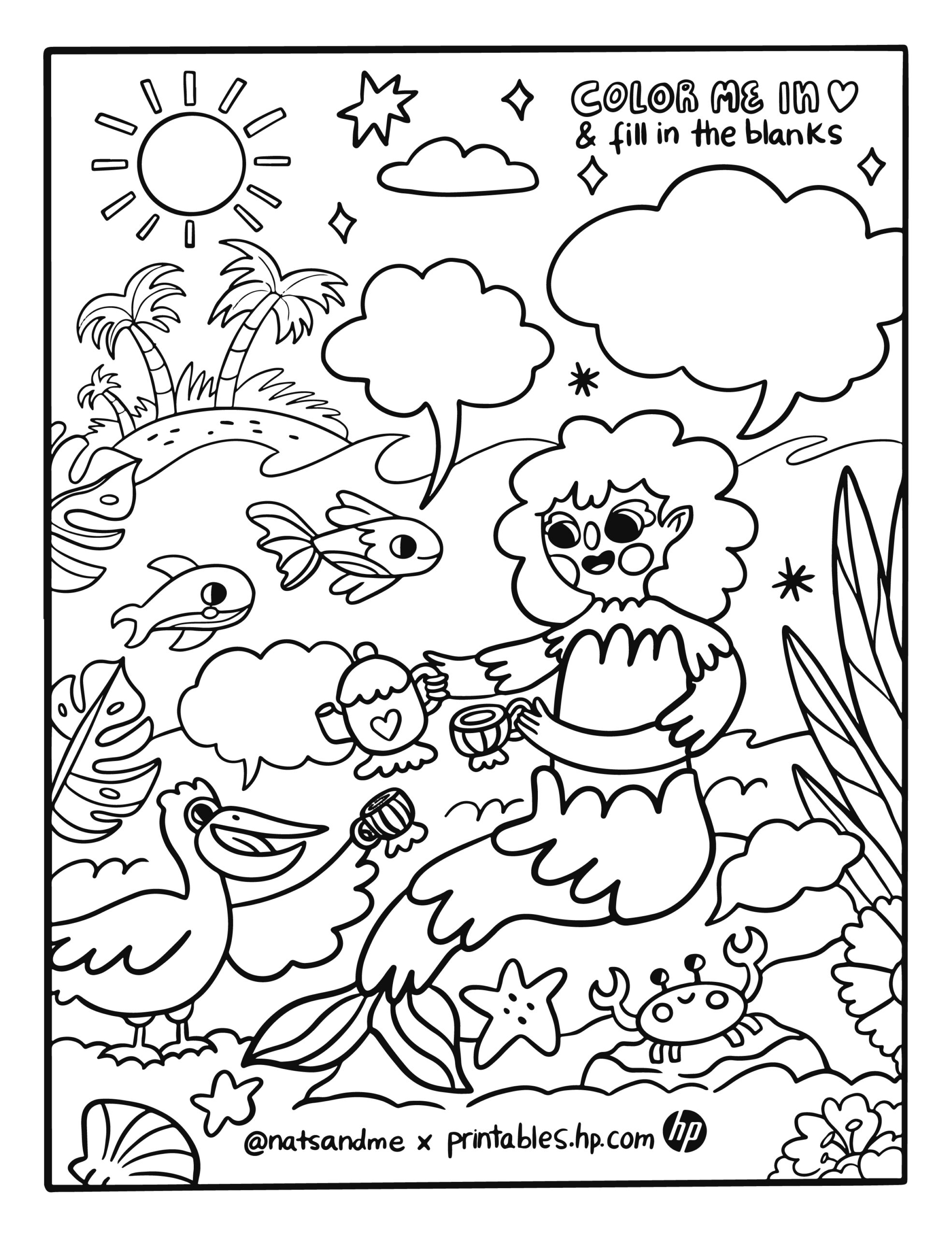 Printables Free Coloring Pages U0026 Learning Worksheets HP Official Site