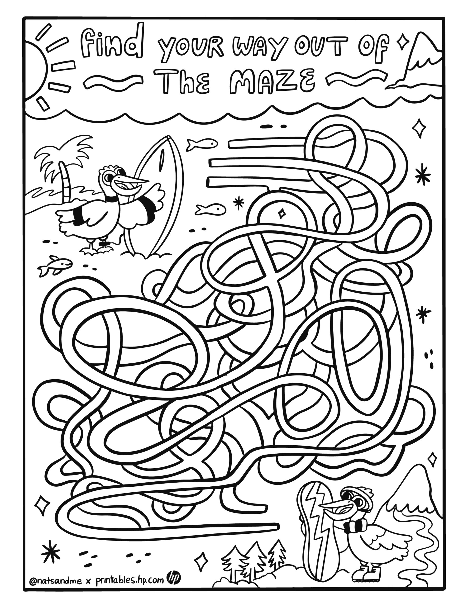Maze Activity Worksheet