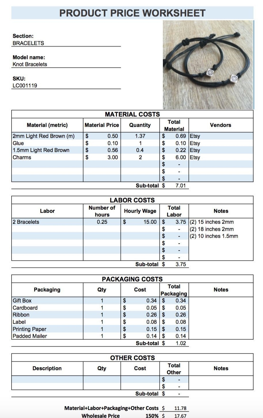 Printable Product Listing Worksheets Printable Product Listing Worksheets