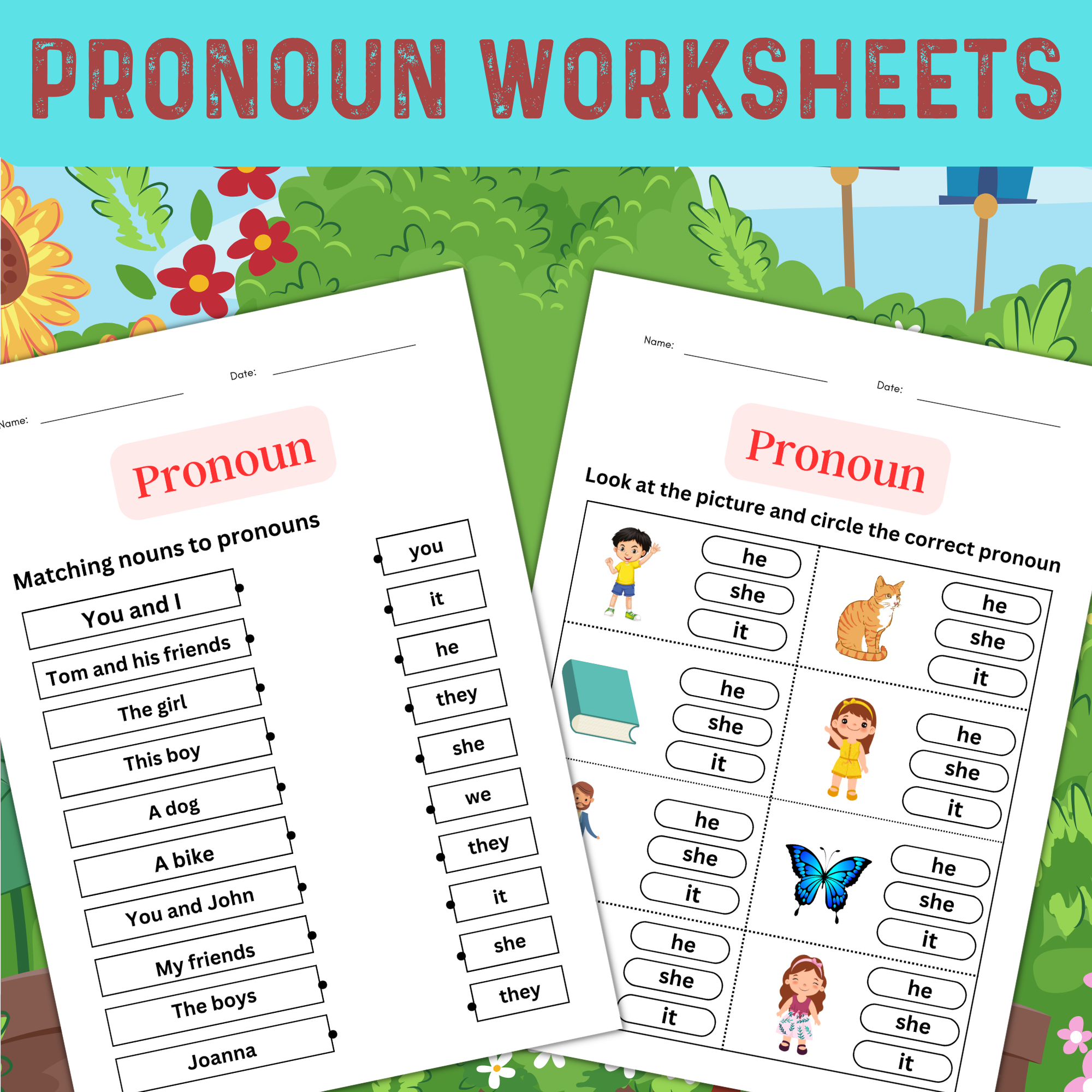 Teaching Pronouns Worksheets 1st Grade Free Teaching Pronouns Worksheets 1st Grade Free