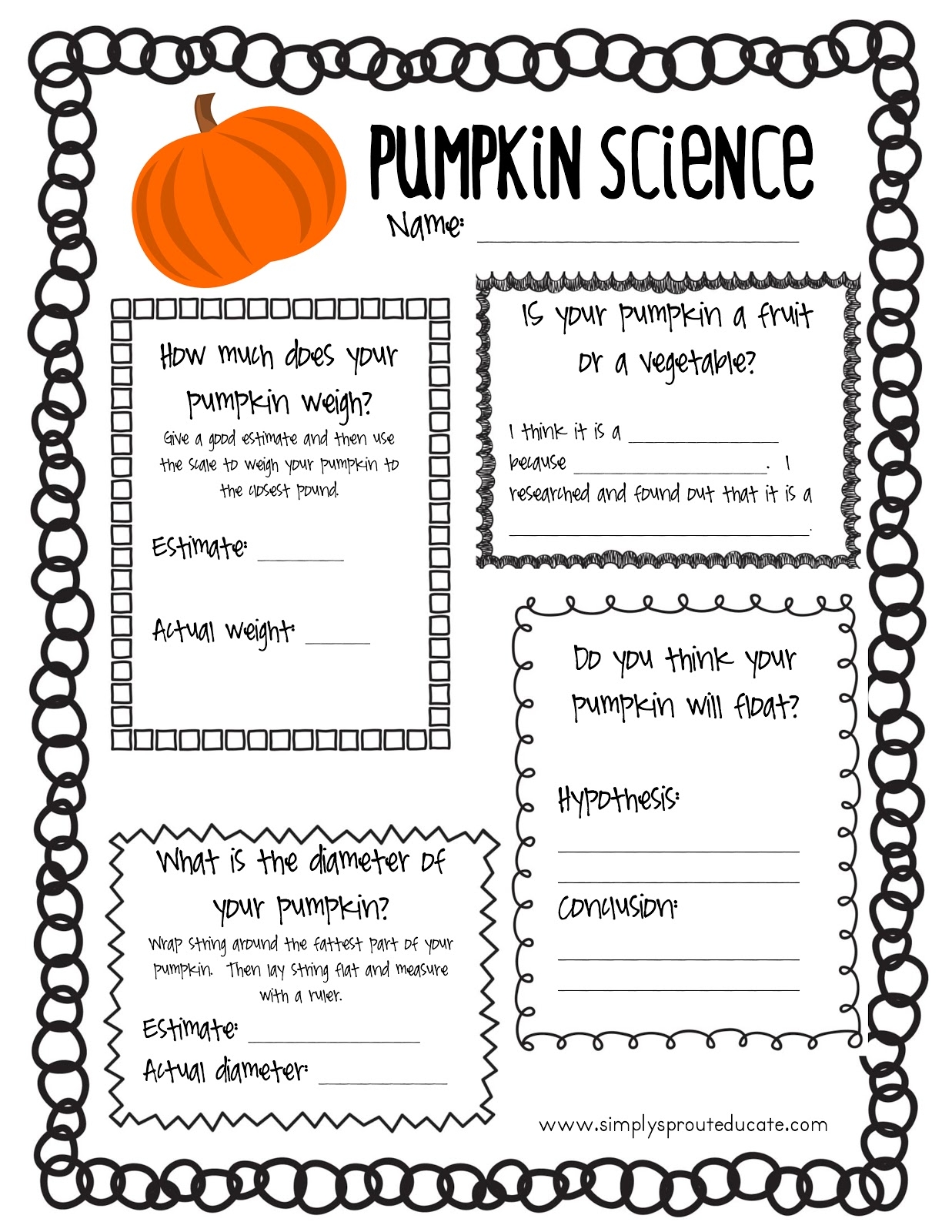 Free Printable Fun Educational Science Worksheets