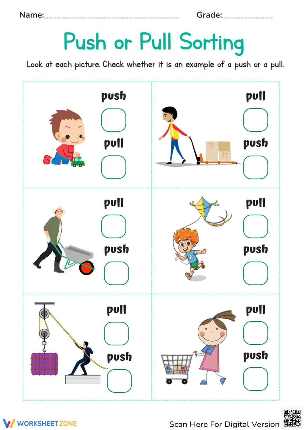 Push And Pulls Worksheets 2025 Push And Pulls Worksheets 2025