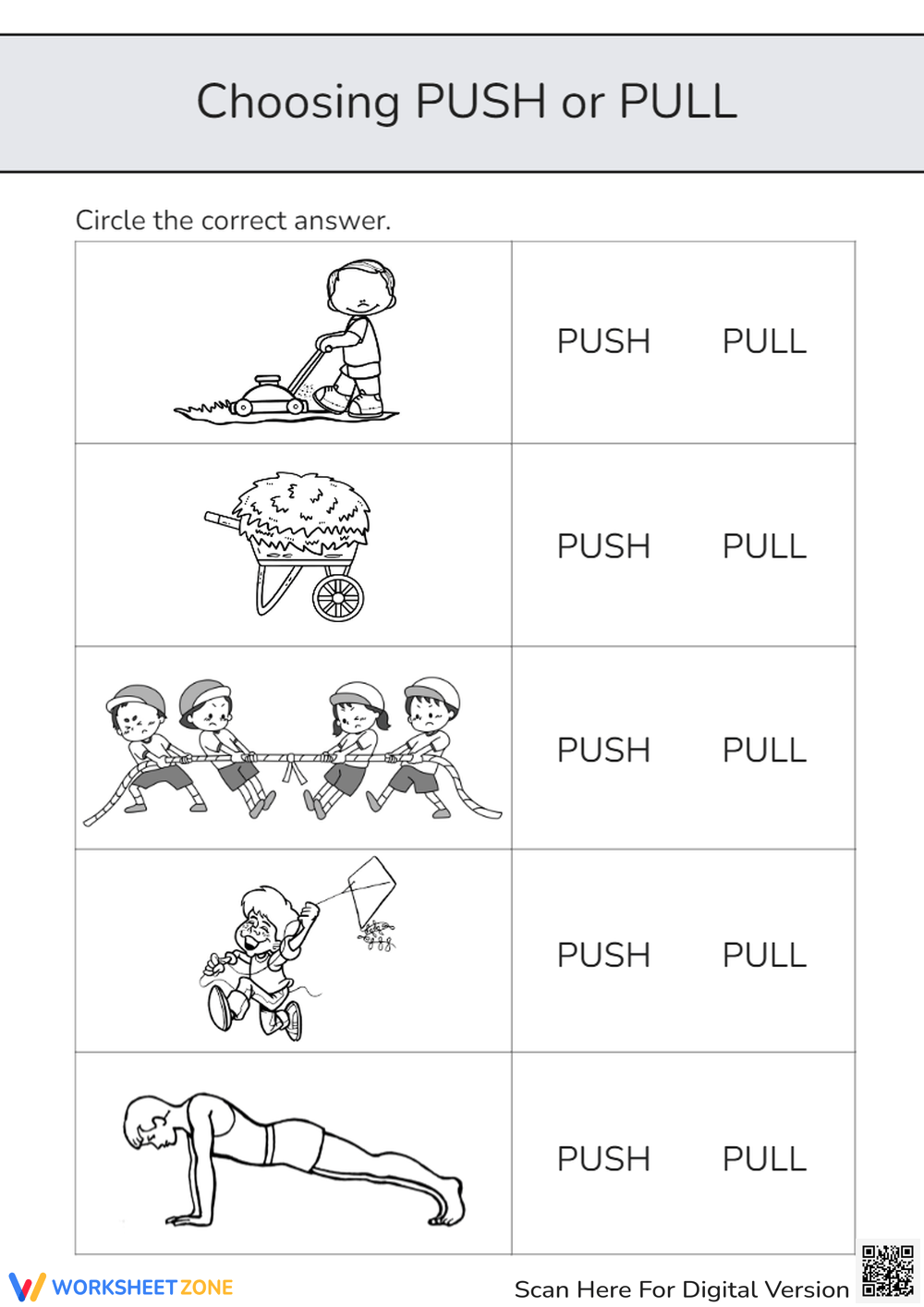 Push And Pulls Worksheets 2025 Push And Pulls Worksheets 2025