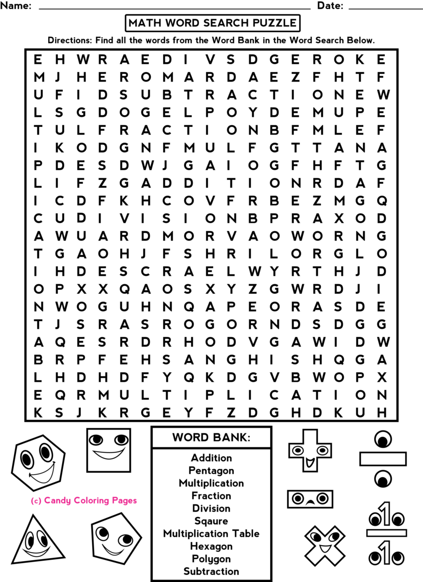 Puzzles Penny Candy Math Worksheets Worksheets Library