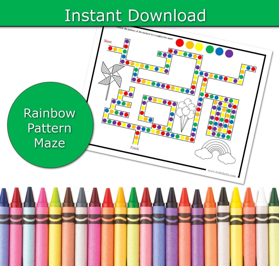 Rainbow Color Maze Printable Rainbow Activity Learn Colors Activity Preschool Activities Classroom Activities Patterns For Pre k Class Etsy Rainbow Color Maze Printable Rainbow Activity Learn Colors Activity Preschool Activities Classroom Activities Patterns For Pre k Class Etsy