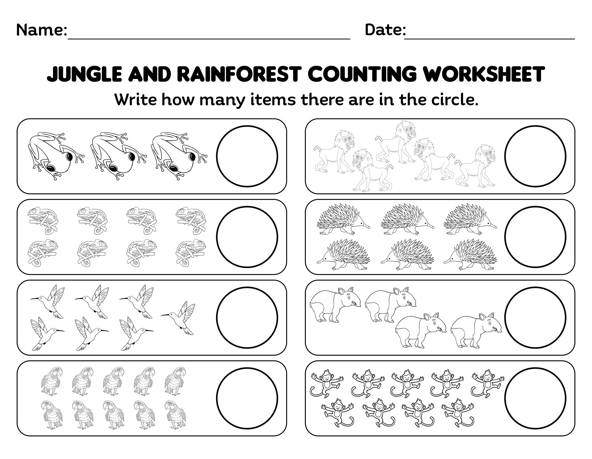 Rainforest For First Grade 10 Free PDF Printables Printablee Rainforest For First Grade 10 Free PDF Printables Printablee