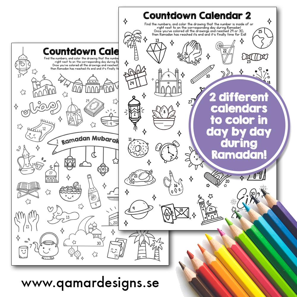 Free Printable Ramadan Worksheets