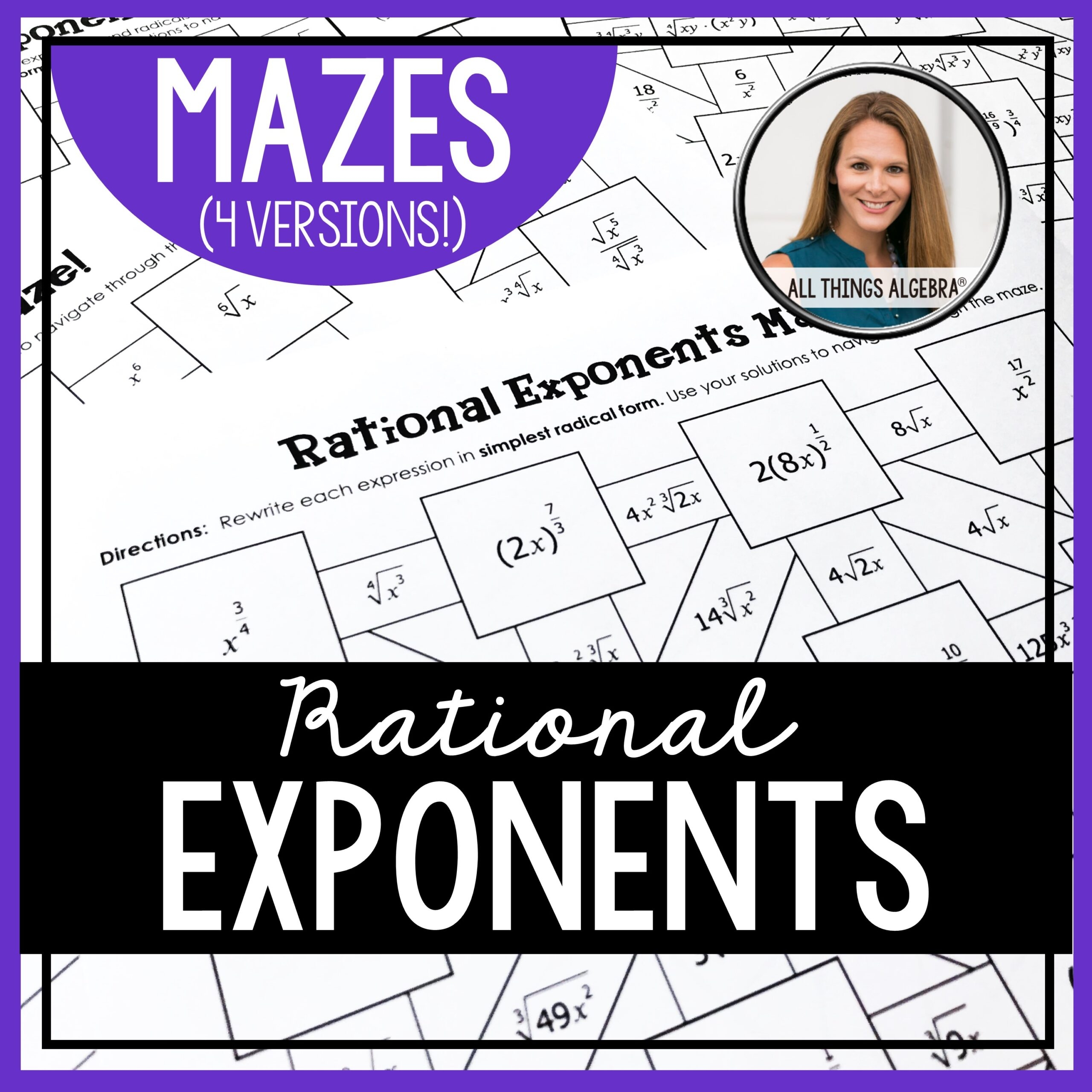 Exponent Rules Maze Worksheet Exponent Rules Maze Worksheet